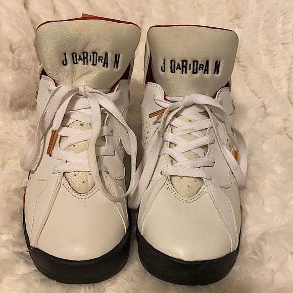 Air Jordan 7 Retro | White/ black Cardinal Red - The Olympics - 2005 ♨️ - Picture 6 of 14